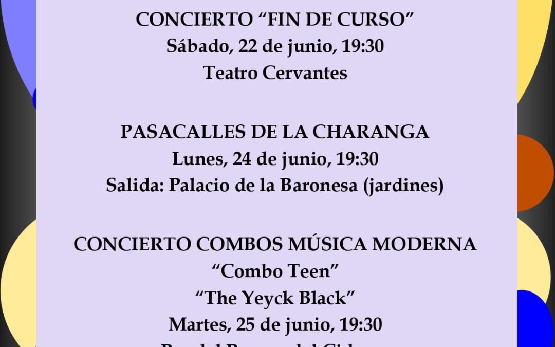 Concierto Combos Música Moderna Escuela Mpal. de Música «Agustín Ruiz»