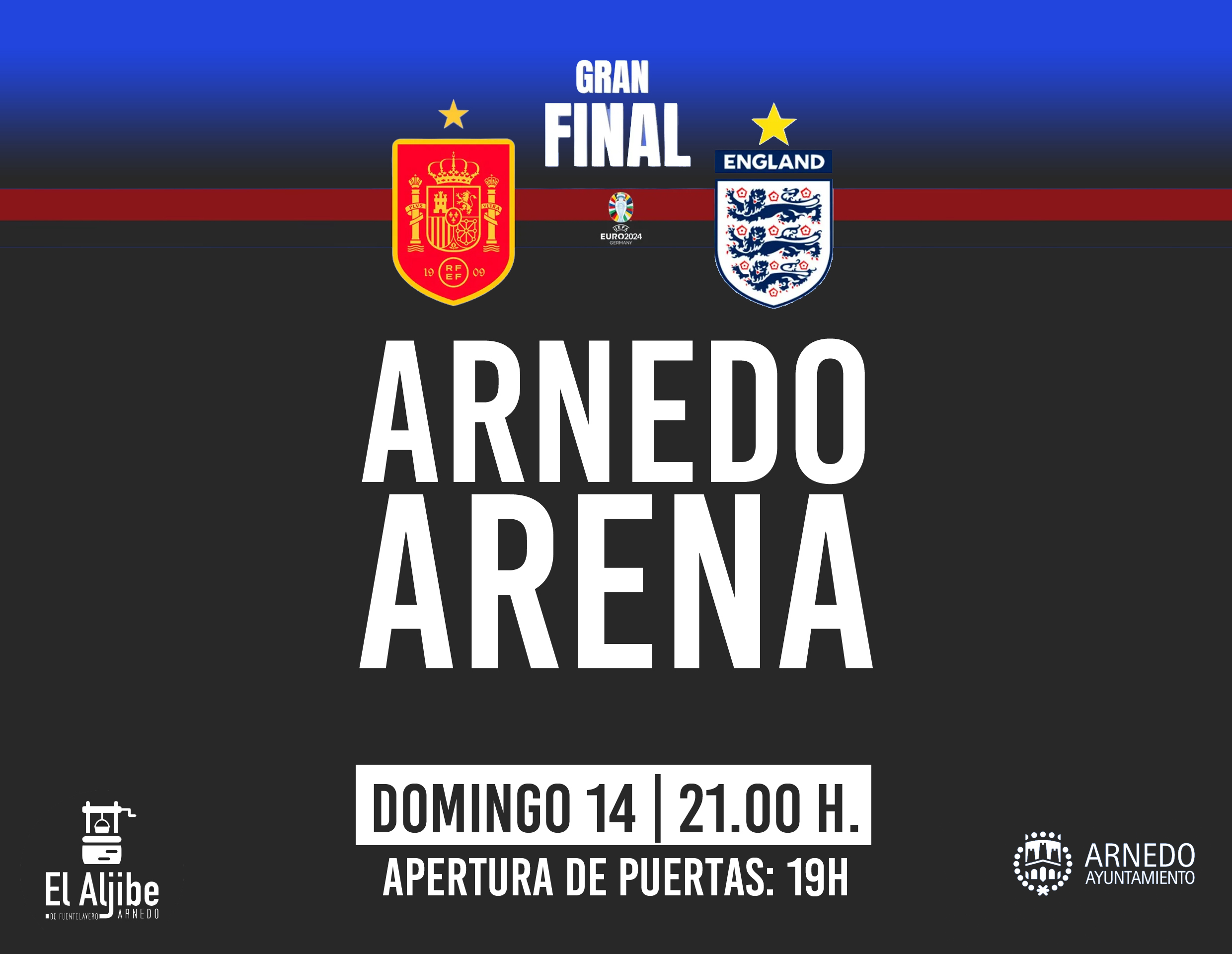 La final de la Eurocopa 2024 en el Arnedo Arena