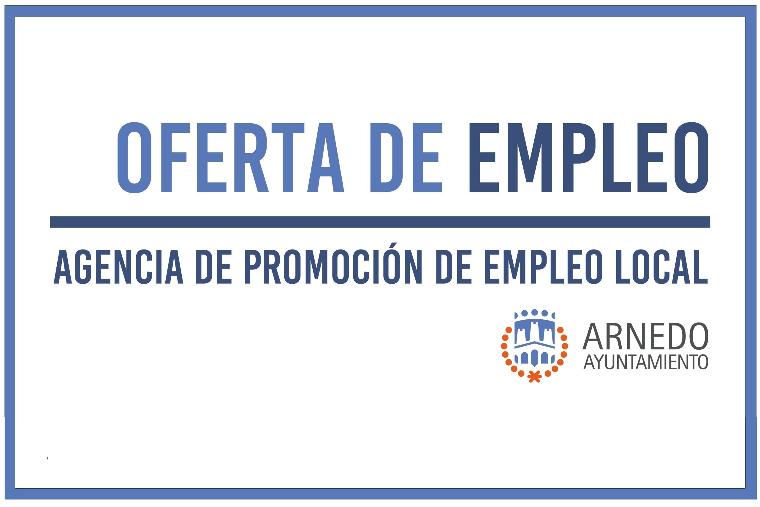 OFERTA EMPLEO AUXILIAR DE SERVICIOS