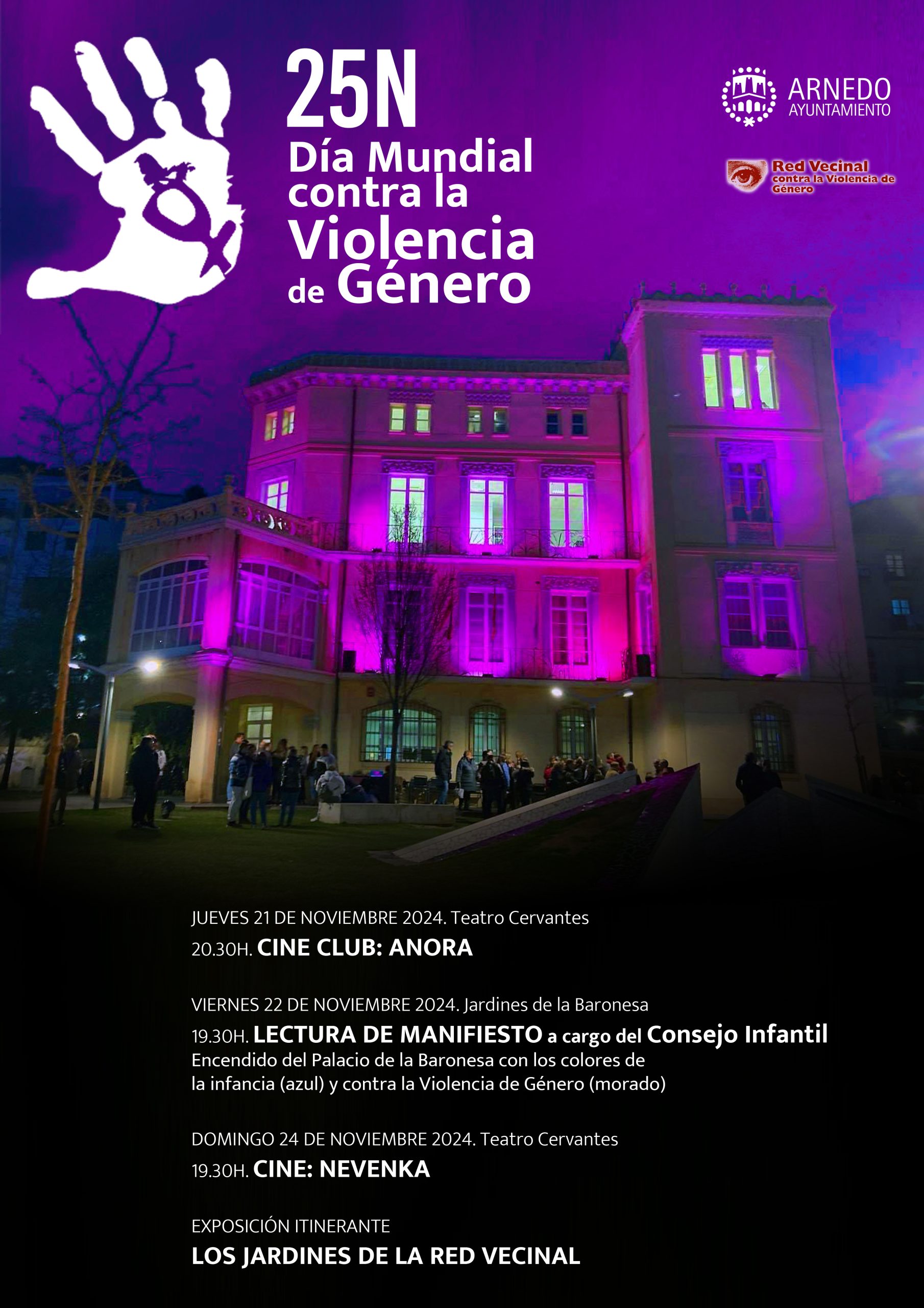 Actividades en torno al 25N, Día de la Eliminación de la Violencia contra la Mujer