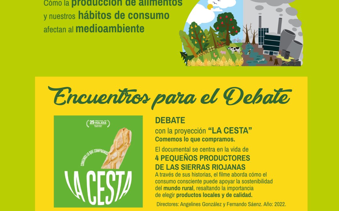 Encuentros para el debate. El coste ambiental de lo que comemos: cómo nuestra forma de producir y nuestros hábitos de consumo impactan en el medio ambiente