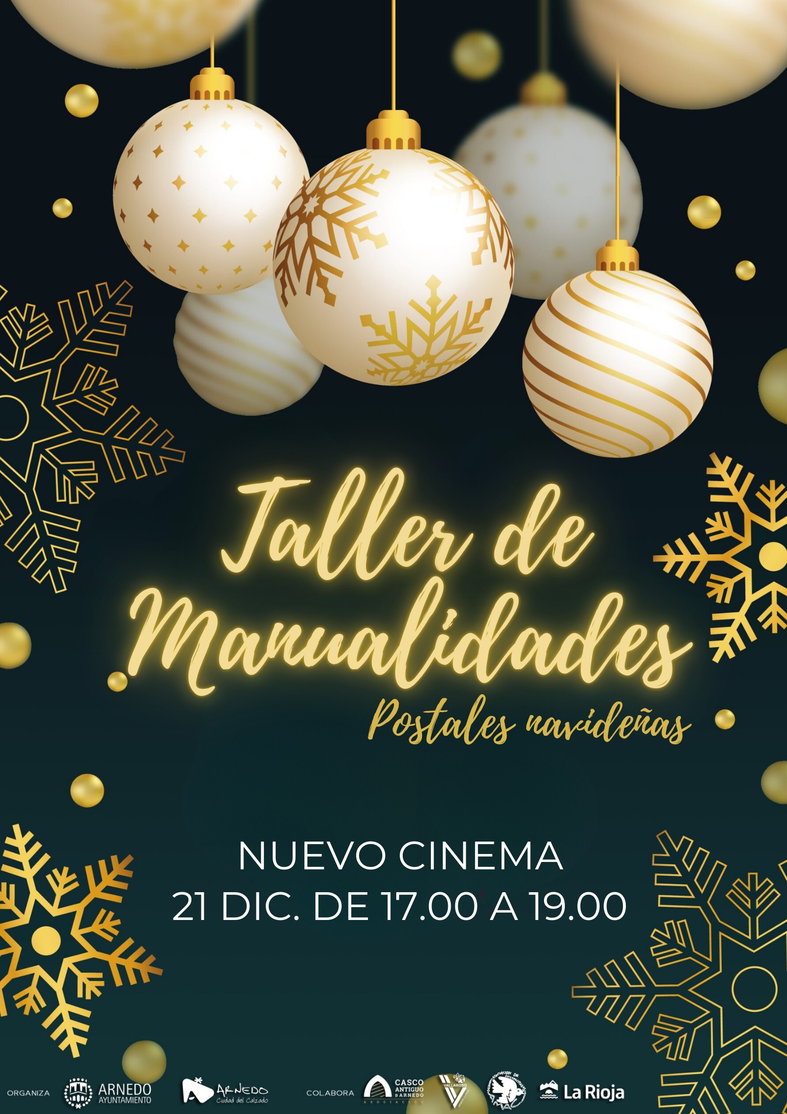 TALLER MANUALIDADES. Postales navideñas