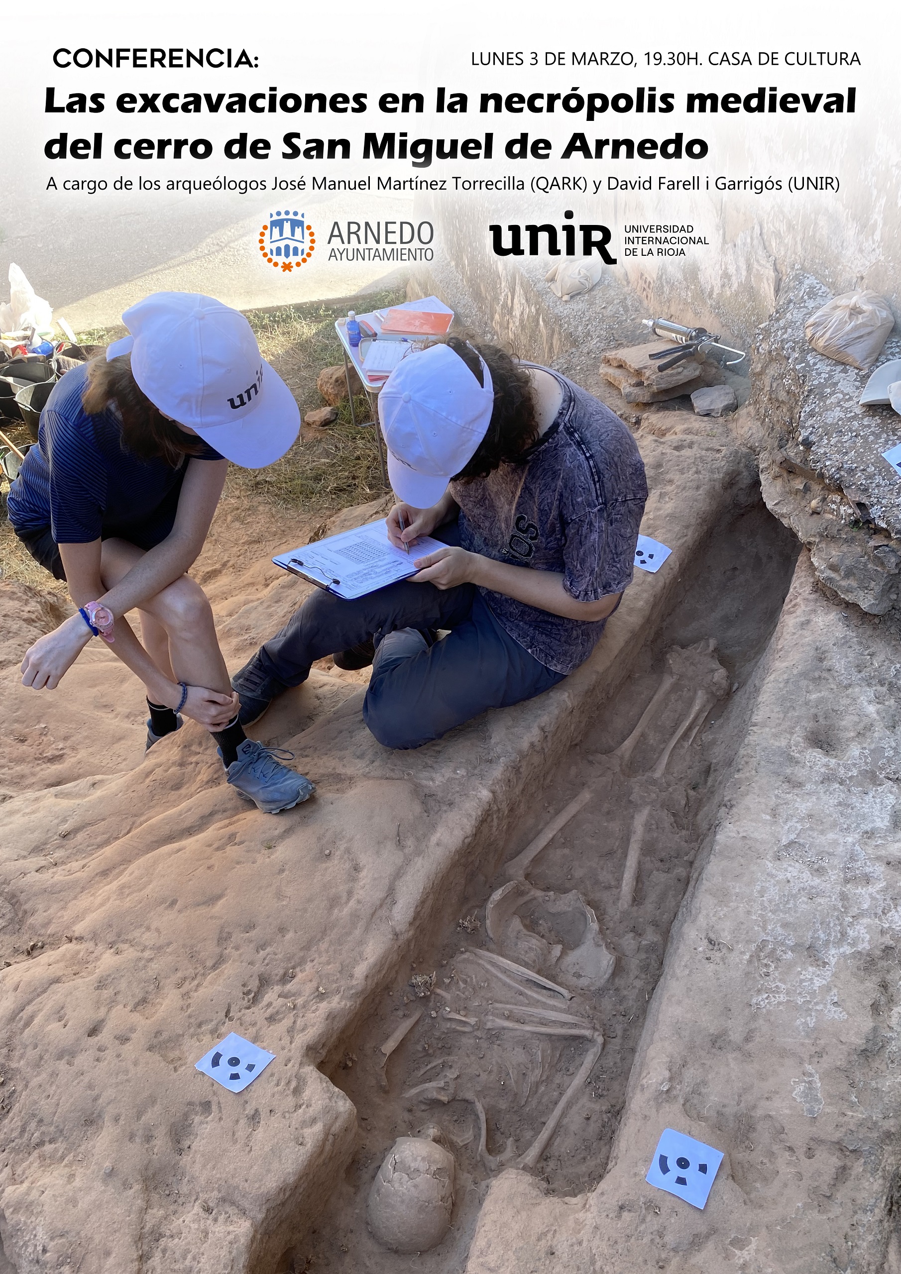 Conferencia: Las excavaciones en la necrópolis medieval del Cerro de San Miguel