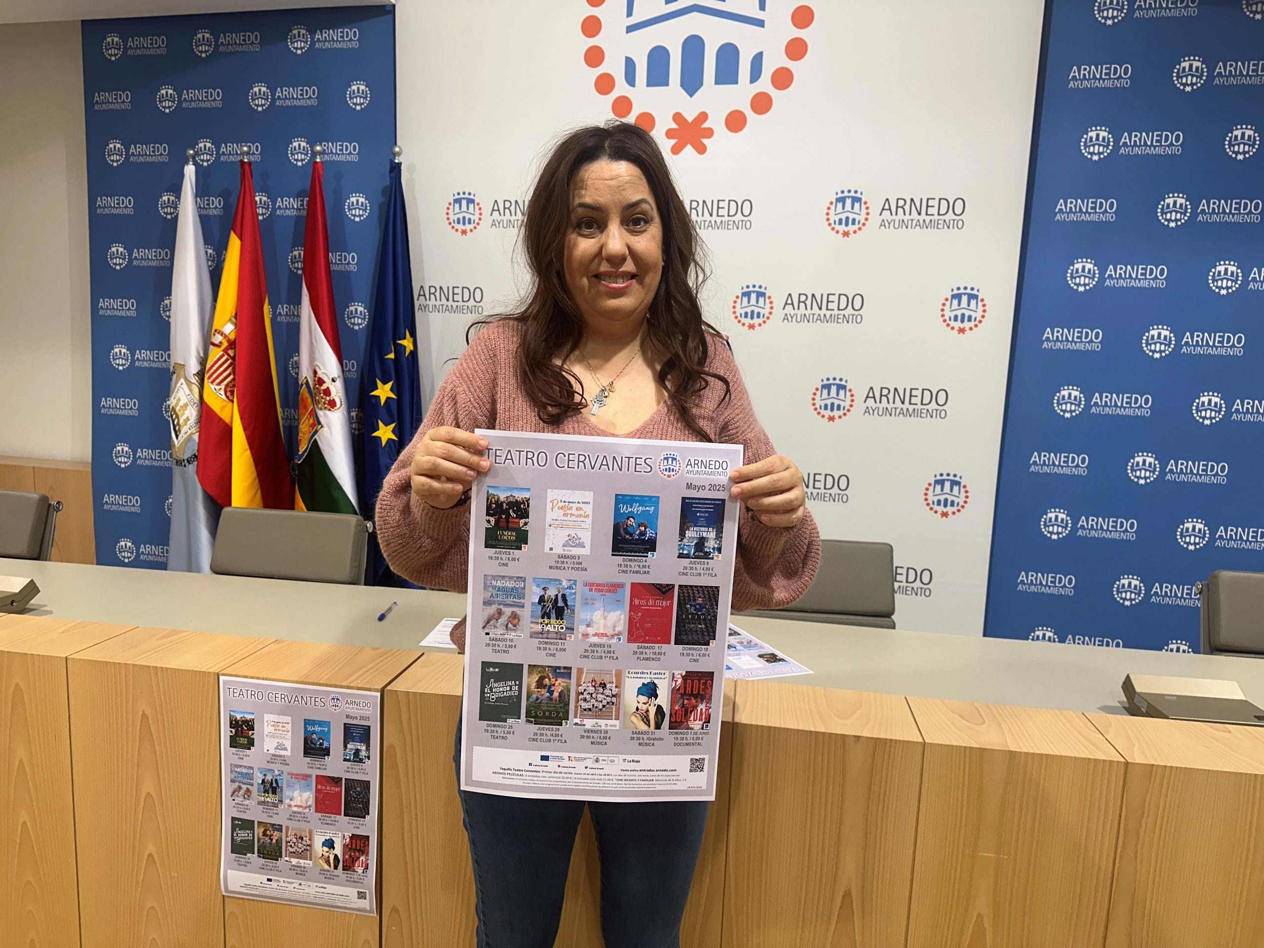 Presentación de la programación del Teatro Cervantes para el mes de mayo y junio.